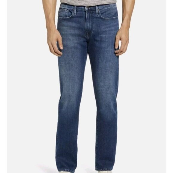 Frame L'homme Slim Denim Jeans in Cosmic Wash 34x33 - Picture 1 of 10